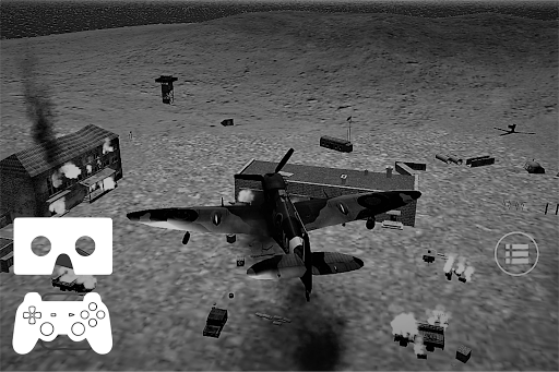 Android application WW2 Aircraft Strike VR GamePad screenshort