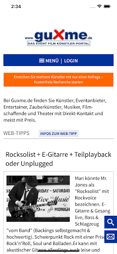 Android application Guxme.de screenshort
