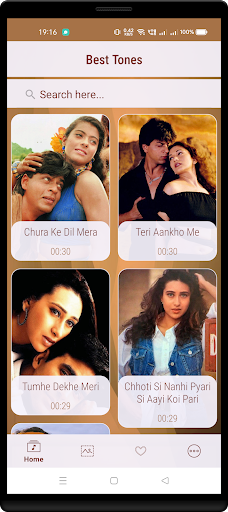 Android application 90s Bollywood Ringtones screenshort