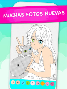 Screenshot 8 Anime Manga Color by Number android