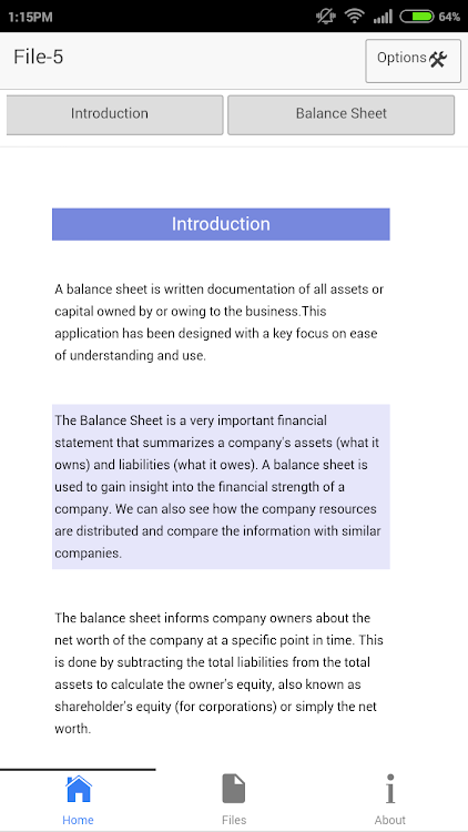 Balance Sheet - 0.0.4 - (Android)