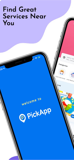 Android application PickApp - Services screenshort