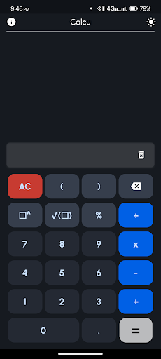 Android application Calcu by deCoders Family screenshort