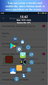 Edge Screen Assistive Touch PR 5.1.1 APK + Mod (Unlimited money) إلى عن على ذكري المظهر