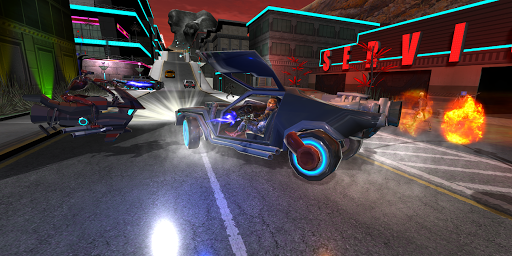 Crazy Punk in big city 2077