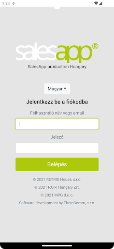 SalesApp HU Screen 2
