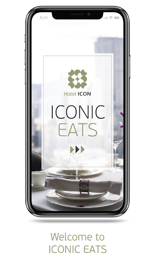 Android application ICONIC EATS by Hotel ICON screenshort
