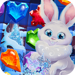 Bunny's Frozen Jewels: Match 3 Apk