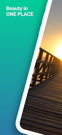 Android application Beach Sunrise Sunset Wallpaper screenshort