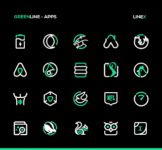 Greenline Icon Pack : Linex - Apps On Google Play