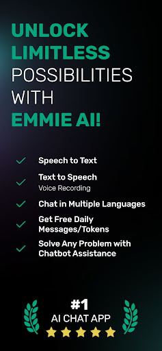 Android application Emmie AI - Smart AI Chatbot screenshort