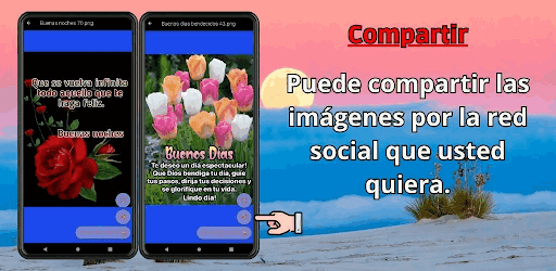 Buenos dias con flores Screen 3