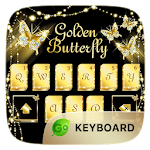 Cover Image of Download Golden Butterfly GO Keyboard Theme 4.5 APK