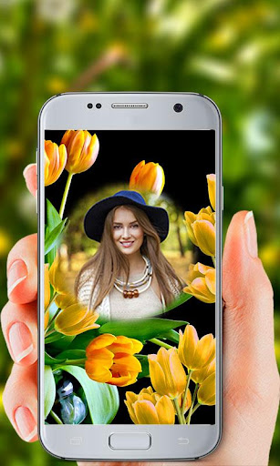 Android application Tulip Flower Photo Frames screenshort