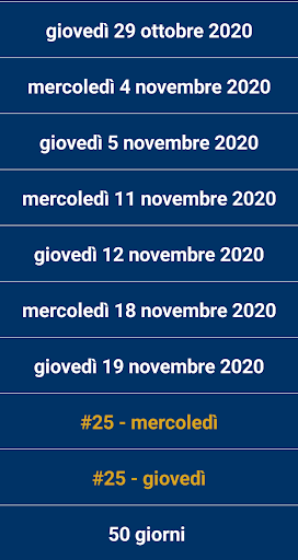 Conta i giorni della settimana Screen 2
