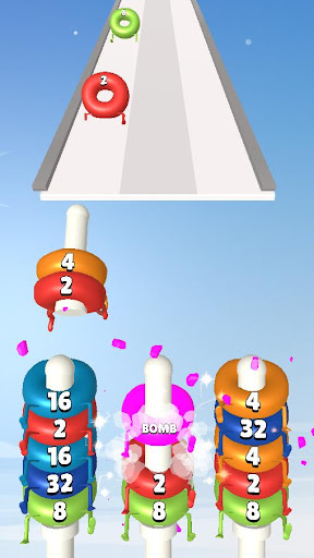 Android application Drop In Blocks 2048 Merge screenshort
