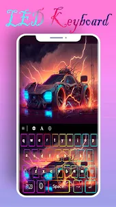 Storm Cars Neon Led Keyboard