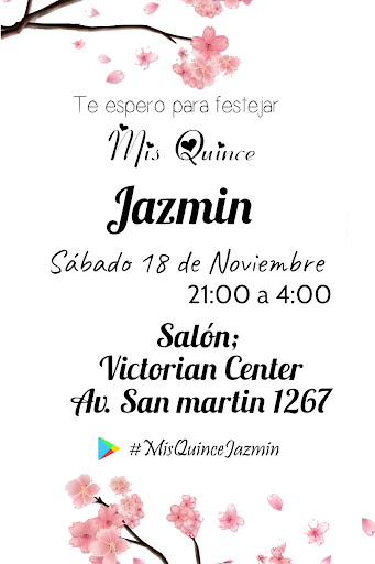 #MisQuinceJazmin Screen 3