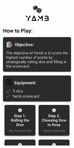 Yamb Screen 3