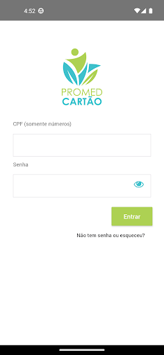Android application PROMED Cartão screenshort