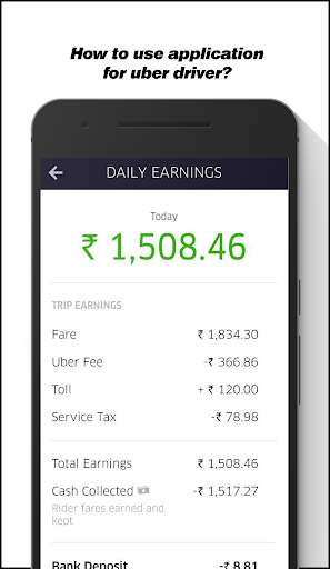 Guide User Taxi Driver Screen 2