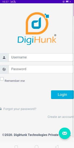 Android application DigiHunk screenshort