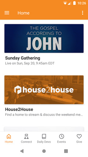Android application The Rock Church of Fenton screenshort