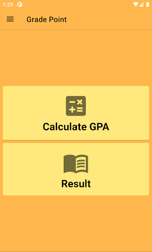 Android application GradePoint screenshort