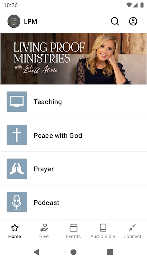 Screenshot of Living Proof with Beth Moore