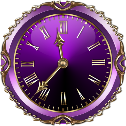 Violet Clock Widget 3.1 Icon
