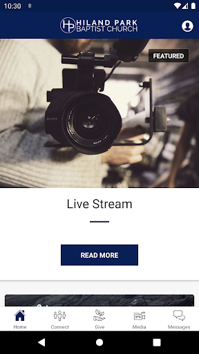 Android application Hiland Park Baptist screenshort