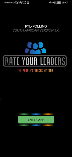 Android application Rate Your Leaders SA screenshort