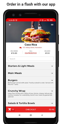Android application Casa Rica screenshort