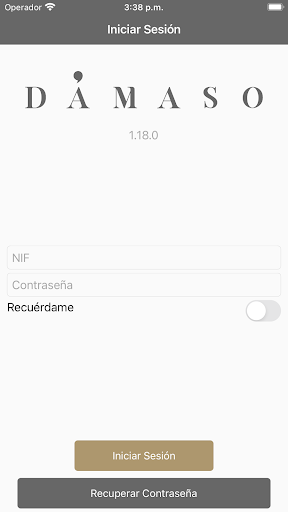 Android application Dámaso screenshort