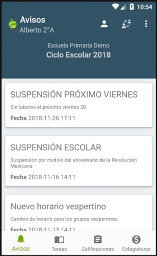 Escolarex Screen 2