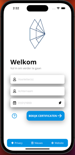Android application PasjesApp screenshort