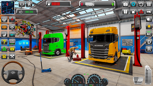 US-Lastwagen-Spiel: Truck 3D