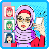Hijab Fashion Camera Stylish icon