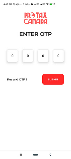 Protax on go Screen 3