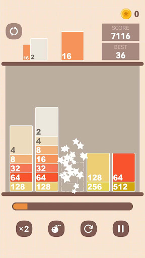 Magic dropping numbers 2048 Screen 3