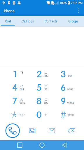 Blue Theme for LG Screen 3