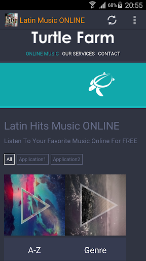 Android application Latin Hits Music ONLINE screenshort