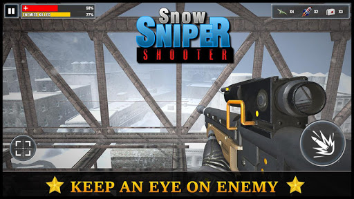 Snow Sniper Shooter 2019 : Fierce War missions screenshots 1