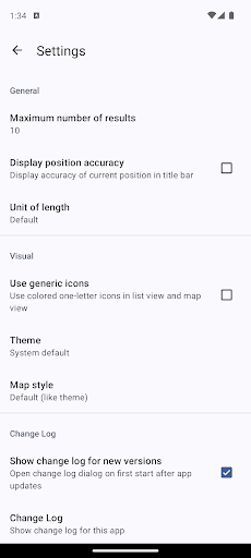 Speed cameras overview map Screen 3