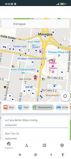 Android application Nicaragua Offline Map screenshort