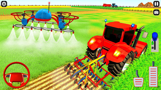 Real Tractor Farming 3D Games  screenshots 1
