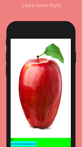Android application Colorful Speaking Fruits screenshort