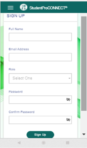 StudentProConnect Screen 2