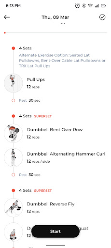 Progression Personal Training Screen 3