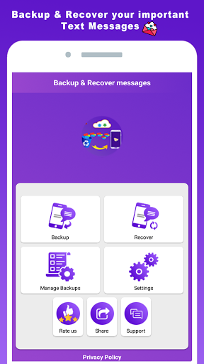 Backup & Recover deleted messages 11.11.21 screenshots 1